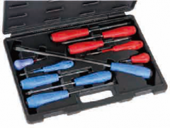 11 PC PHILLIPS & SLOTTED IMPACT SCREWDRIVER SET