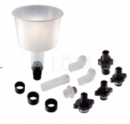 12-PC. COLLANT REFILLING FUNNEL SET WITH EXTENSION PIPES