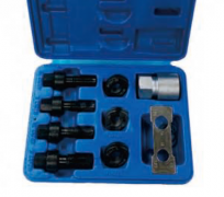 WHEEL STUD MASTER RE-THREADER KIT FOR USE ON VEHICLES THAT USE WHEEL BOLTS